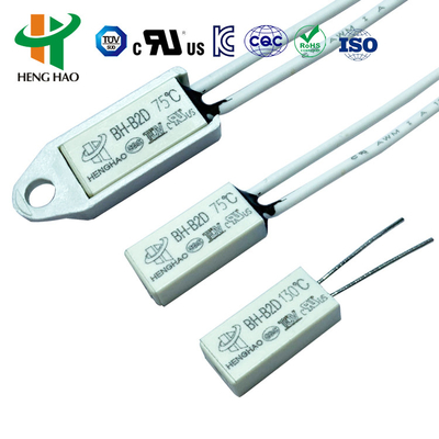 H21 Bimetal Thermostat 250V 16A 50-150C KSD9700 Commutateur de température de fusible thermique pour déchiqueteuse de papier