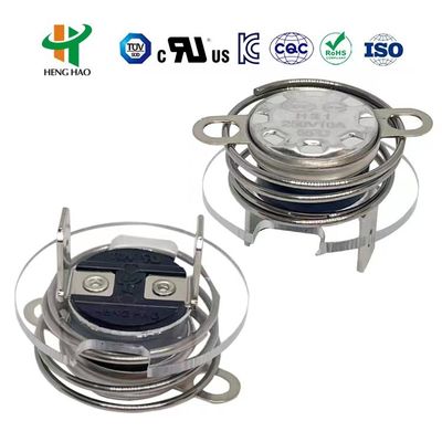 KSD301auto réinitialisez le fusible thermique Commutateur de coupure thermique KSD301 Mini Commutateur thermique bimétallique KSD301 Thermostat KI31