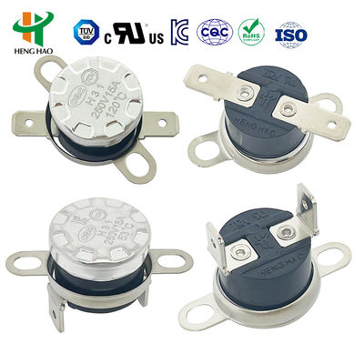250V 16A Commutateur de coupure thermique Action instantanée Thermostat bimétallique