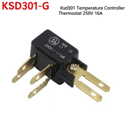 KSD301 Bimetal Thermostat 250V 16A for Coffee Pots and Automatic Toasters with 100000 Cycles