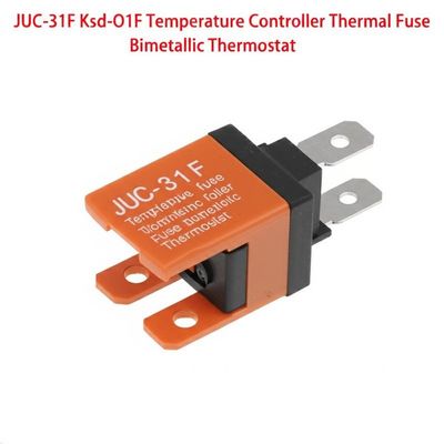 JUC-31F Ksd-O1f Contrôleur de température Fusible thermique avec plage de température 0~150 Normalement fermé ou ouvert Réinitialisation automatique ou manuelle