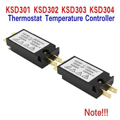 KSD301 régulateur de température à thermostat bimetallique avec 100000 cycles 250V 16A et plage 0-250°C