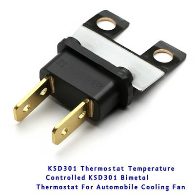 Thermostat bimétallique KSD301 avec 100 000 cycles, normalement fermé ou ouvert, protecteur de température pour ventilateur de refroidissement automobile