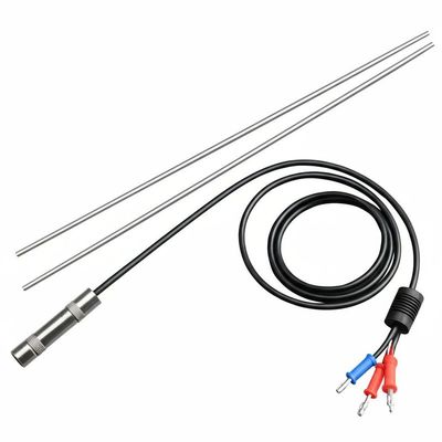 Capteur de température à thermistance NTC avec sonde thermocouple platine PT1000 Constante de temps thermique ≤25S Température de fonctionnement -40℃~+250℃ et puissance nominale 50mW