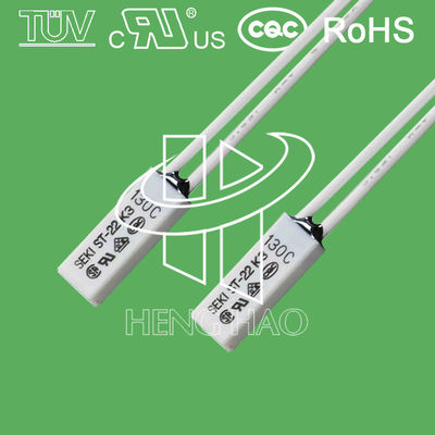 Protecteur thermique réutilisable de SEKI/interrupteur thermique bimétallique ROHS diplômée