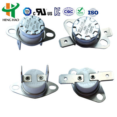 Normalement ouvert KSD301 Thermostat 250V 16A Contrôleur de température de réinitialisation automatique avec 100000 cycles et plage de 0 ~ 250 °C