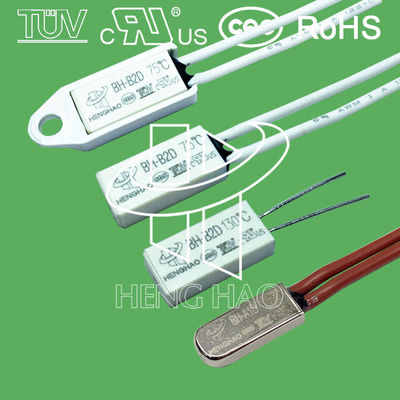 BH-B2D surchauffent le commutateur de protection thermique ont évalué la protection de la température de surcharge de 250v 5a avec l'UL TUV kc CQC
